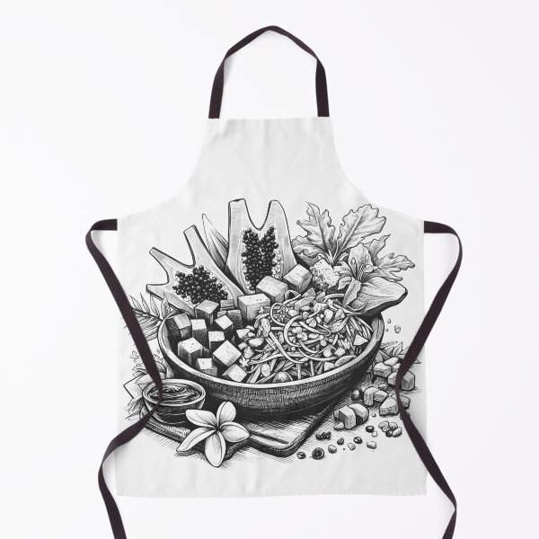 Item preview, Thai food line drawing art designed and sold by fatimah-SL.