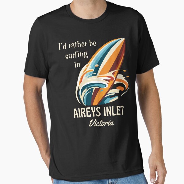 Item preview, Retro-Style I'd Rather Be Surfing in Aireys Inlet, Victoria, Australia! designed and sold by SurfingLocales.