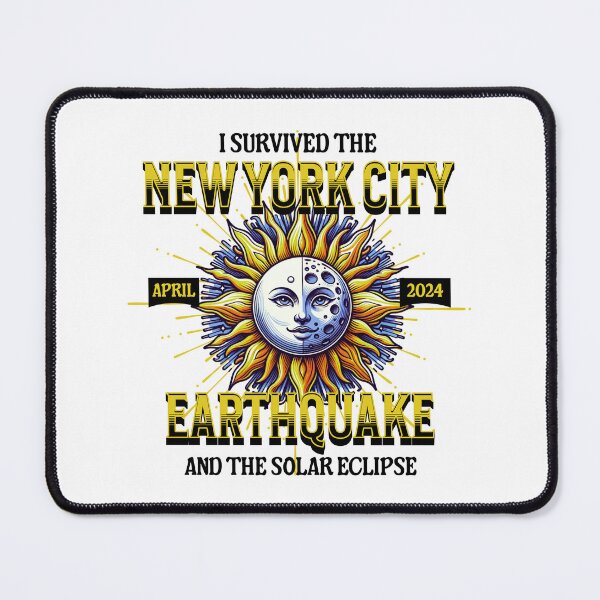 Item preview, NYC Earthquake And The Solar Eclipse designed and sold by NinniSilver.