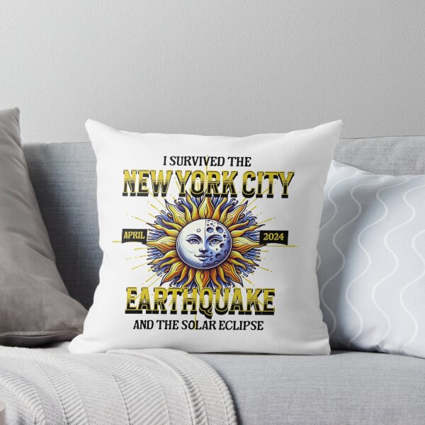 Item preview, NYC Earthquake And The Solar Eclipse designed and sold by NinniSilver.