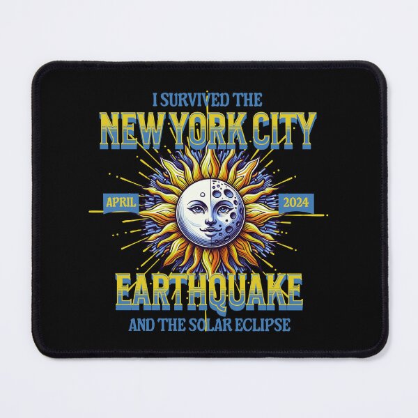 Item preview, NYC Earthquake And The Solar Eclipse designed and sold by NinniSilver.