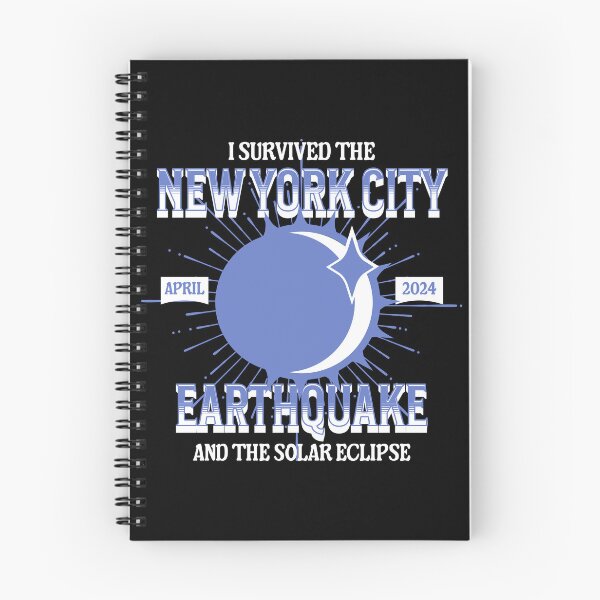 Item preview, NYC Earthquake And The Solar Eclipse designed and sold by NinniSilver.