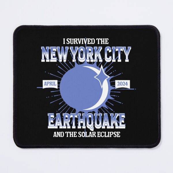 Item preview, NYC Earthquake And The Solar Eclipse designed and sold by NinniSilver.