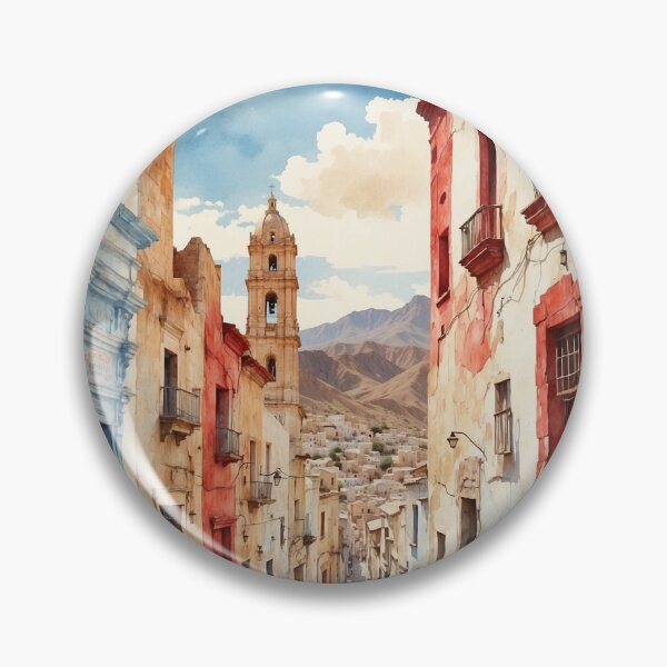 Item preview, Real de Catorce San Luis Potosi Mexico Vintage Travel Tourism designed and sold by TravelersGems.