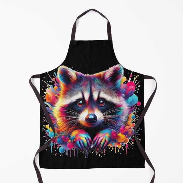 Item preview, Little cuddly raccoon looks so interested designed and sold by Berlini.