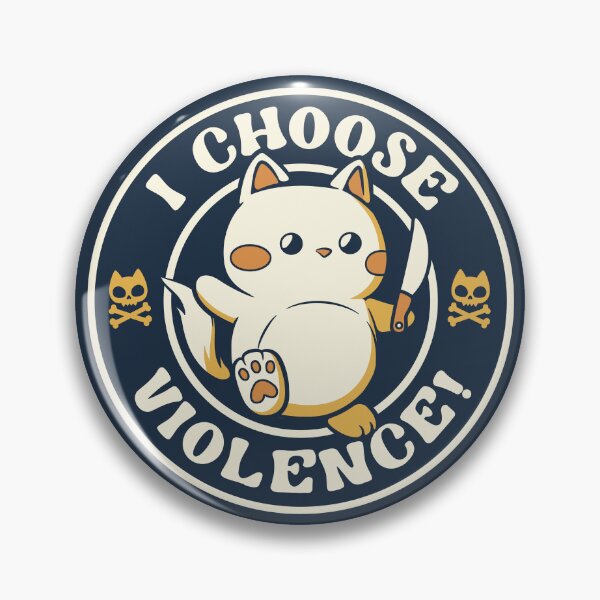 Item preview, I Choose Violence Cat by Tobe Fonseca designed and sold by Tobe Fonseca®.