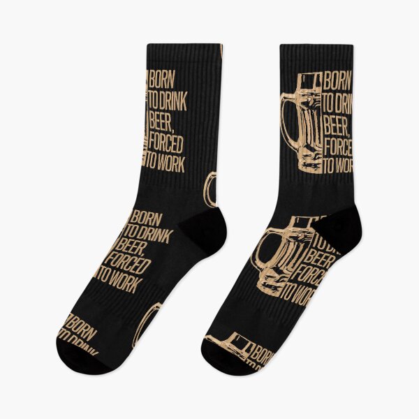 Item preview, Born to drink beer forced to work designed and sold by marfanna.