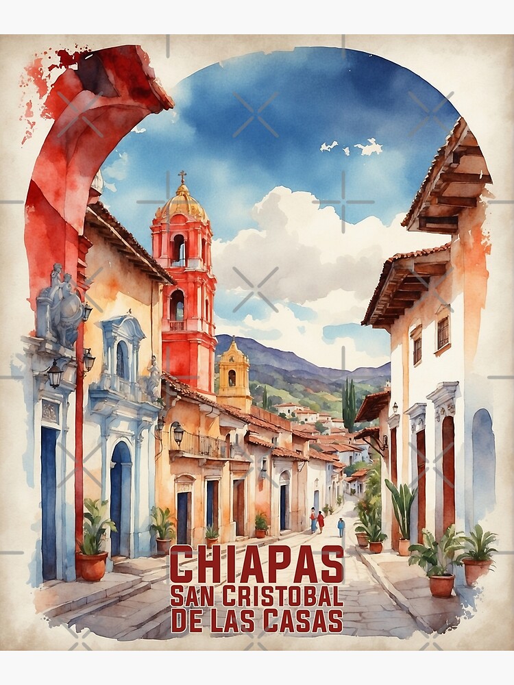 Chiapas San Cristobal de las Casas Mexico Vintage Travel Tourism