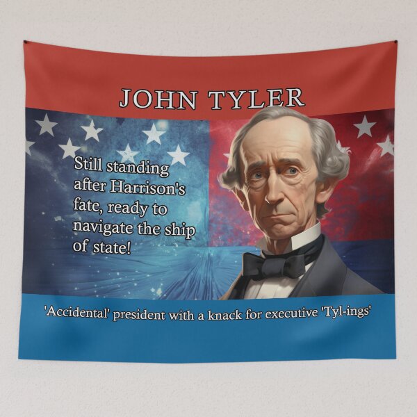Item preview, John Tyler Electoral Poster designed and sold by Static-Panda.