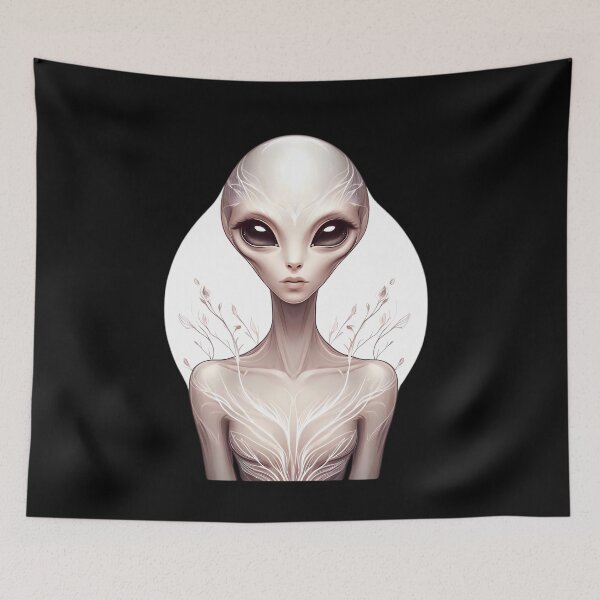 Item preview, Ethereal Extraterrestrial - Cosmic Elegance designed and sold by M-ormin.