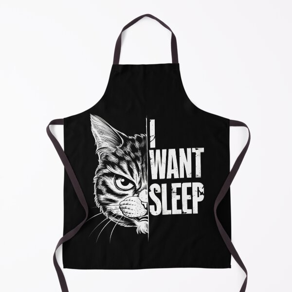 Item preview, I Want Sleep Cat Funny Art  designed and sold by SHADOWNB69.