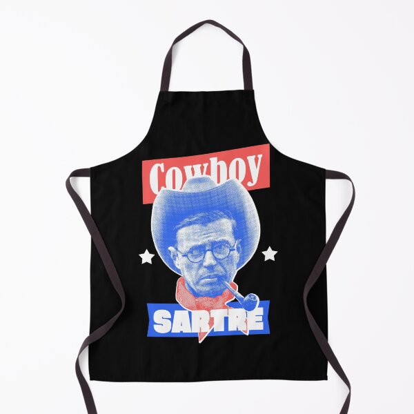 Artikelvorschau, Cowboy Carter (Sartre) - Lustiges Philosophie-MEME Jean-Paul Sartre entworfen und verkauft von Any Color Designs.