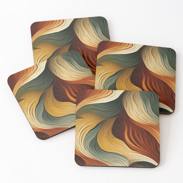Item preview, Abstract Earth Tone Design designed and sold by Sol-threads.