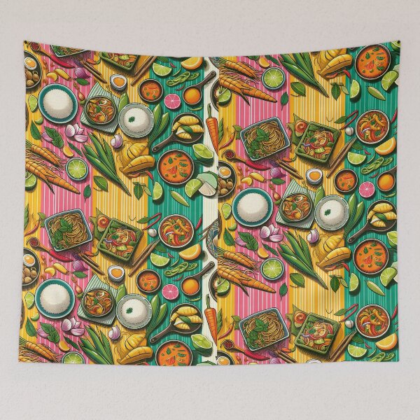 Item preview, Thai food paintings (1) designed and sold by fatimah-SL.