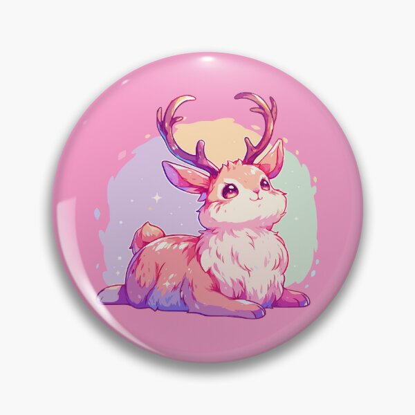 Item preview, Happy jackalope rabbit with vivid colors designed and sold by etherElric.