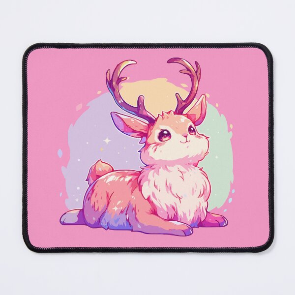 Item preview, Happy jackalope rabbit with vivid colors designed and sold by etherElric.