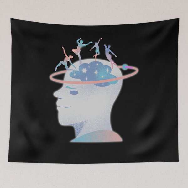 Item preview, LET YOUR THOUGHTS DANCE designed and sold by stickersrafisa.