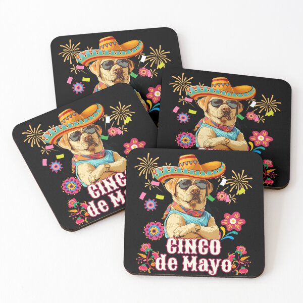 Item preview, Labrador yellow dog puppy Fiesta Cinco De Mayo Party Mexican Men Women T-Shirt designed and sold by SOPIZiLA.