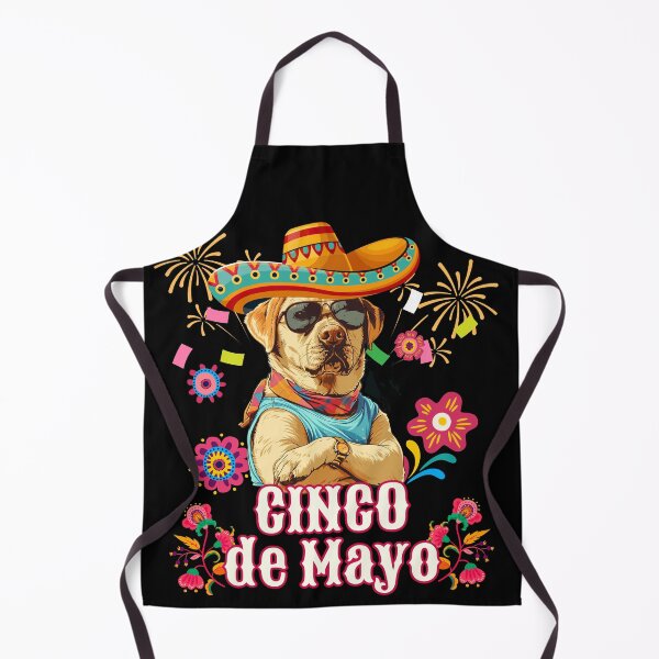 Item preview, Labrador yellow dog puppy Fiesta Cinco De Mayo Party Mexican Men Women T-Shirt designed and sold by SOPIZiLA.