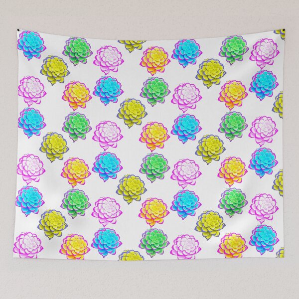 Item preview, Colorful succulents neon designed and sold by QueenTheBean.