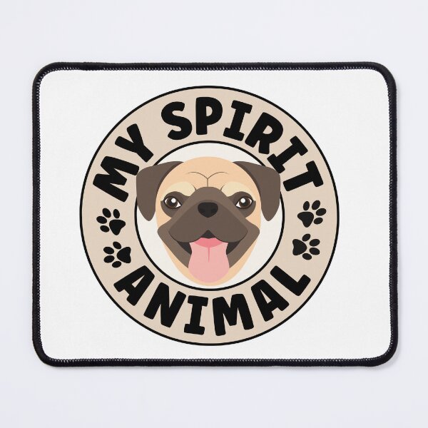 Item preview, Pug Is My Spirit Animal designed and sold by TheAnimalZ00.