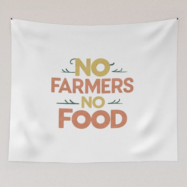 Item preview, No Farmers, No Food designed and sold by Mr Rychu.