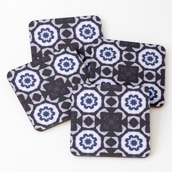 Item preview, Black and Blue Tile  designed and sold by 1wrld.