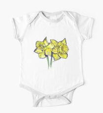 Spring Daffodils One Piece - Short Sleeve