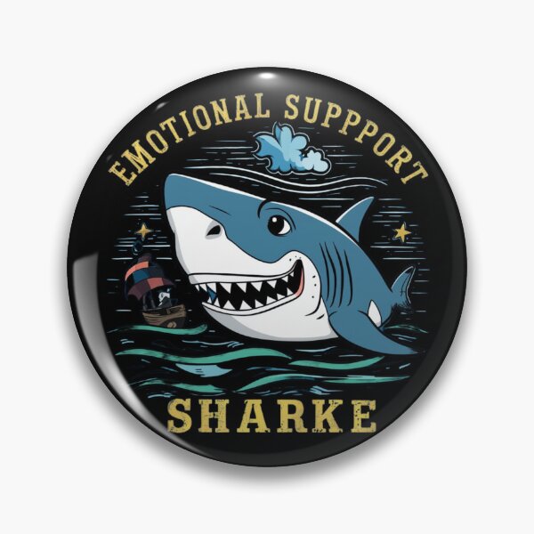 Item preview, Emotional Support Shark funny gift t-shirt  designed and sold by urszulakier.