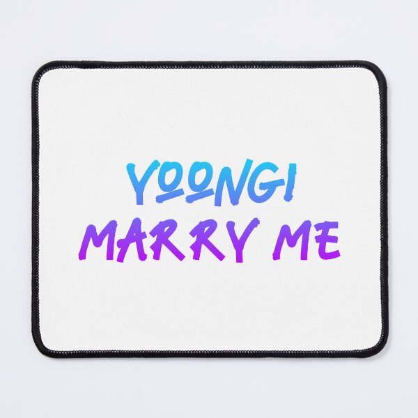 Item preview, Yoongi marry me Agust D Suga BTS designed and sold by Darkpikachuuu.