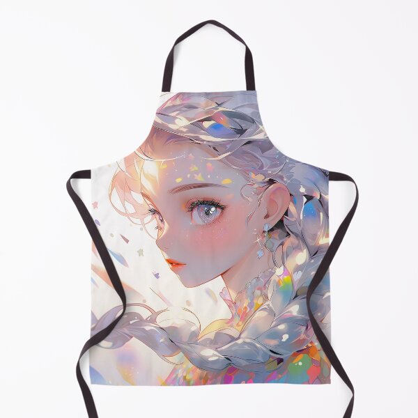 Item preview, Iridescent Glimmer Braids Anime Girl designed and sold by bubblegoth.