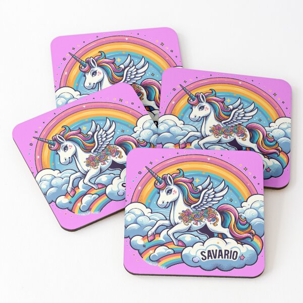 Item preview, Unicorn - Funny Raimbow designed and sold by Savario.