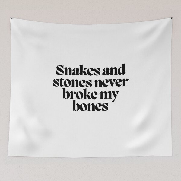 Item preview, Snakes and stones never broke my bones  designed and sold by CharmStudio.