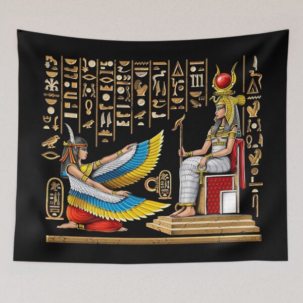 Item preview, Egyptian Goddess Maat Isis designed and sold by underheaven.