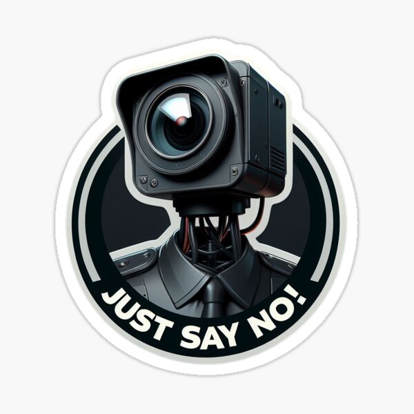 Aperçu de l'œuvre Surveillance, dites simplement non. créée et vendue par edikz.