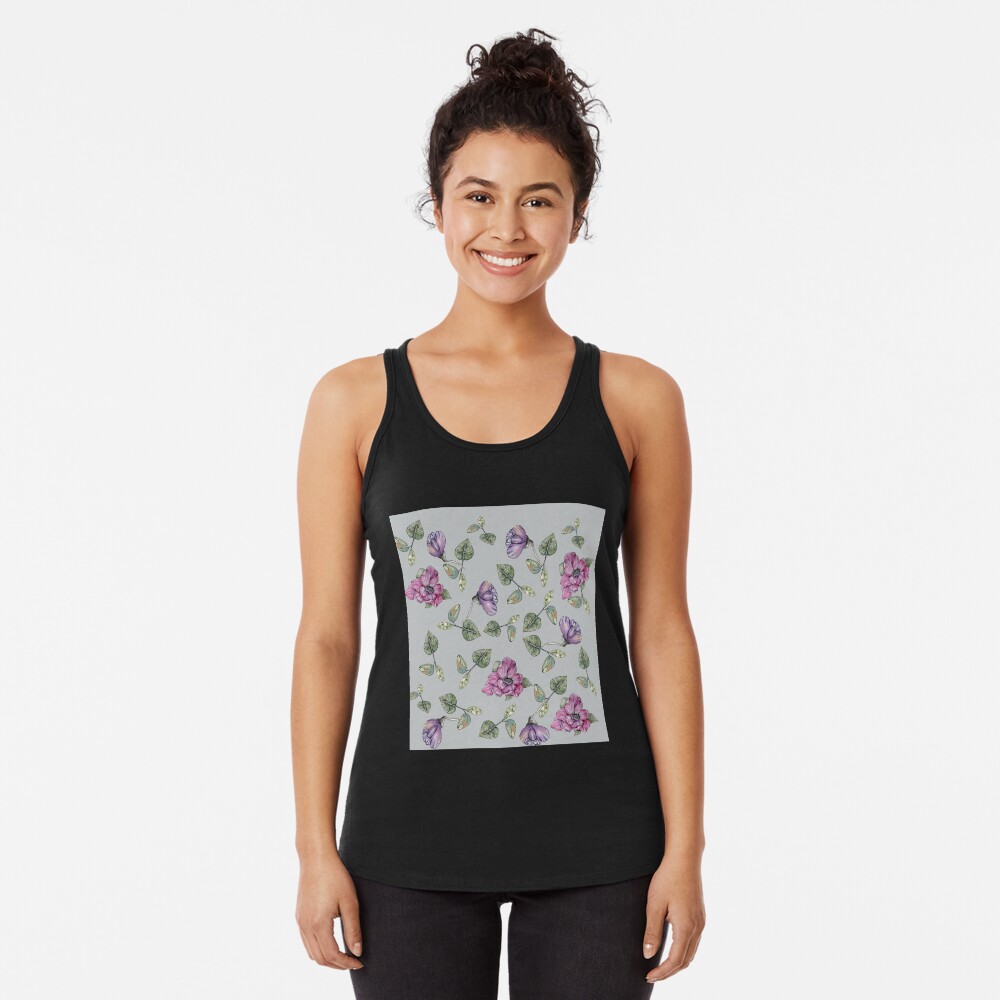 Vista previa del artículo con la obra «Camiseta con espalda nadadora», diseñado y vendido por lilidonato.