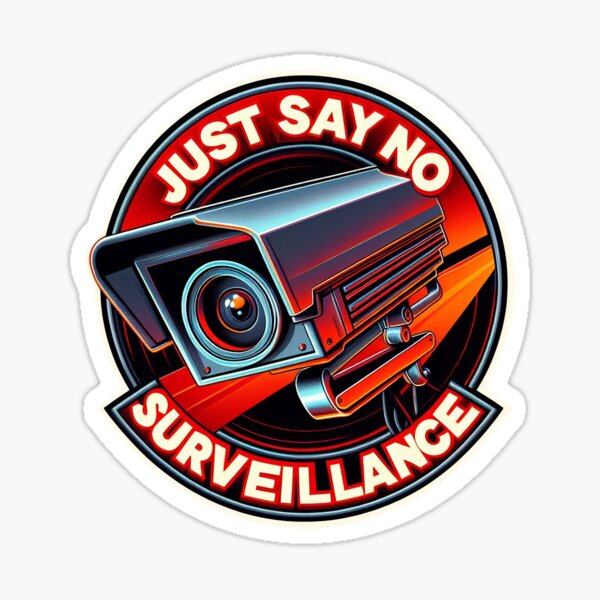 Aperçu de l'œuvre Surveillance, dites non ! créée et vendue par edikz.