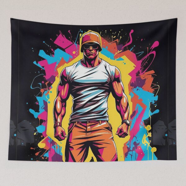 Item preview, Urban Cool: Street Vibes and Muscular Silhouettes designed and sold by ArtComixHaven.