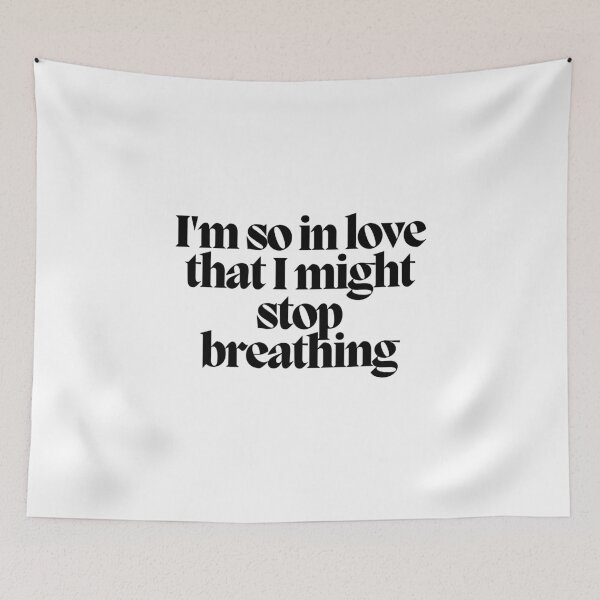 Item preview, I'm so in love that I might stop breathing  designed and sold by CharmStudio.