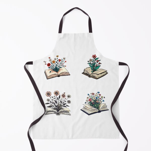 Item preview, Floral Book Lover Design pack designed and sold by SideKickCreates.