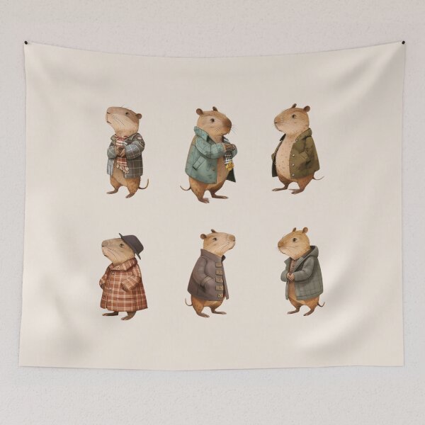 Item preview, Capybara pack. Classic Jacket. designed and sold by AnnDart.