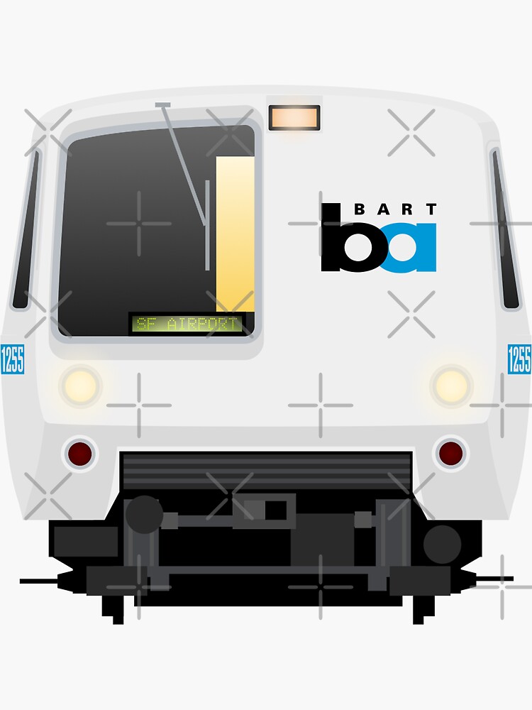 Thumbnail 3 of 3, Sticker, SFBART Rohr A Series Train designed and sold by LeonTransit.