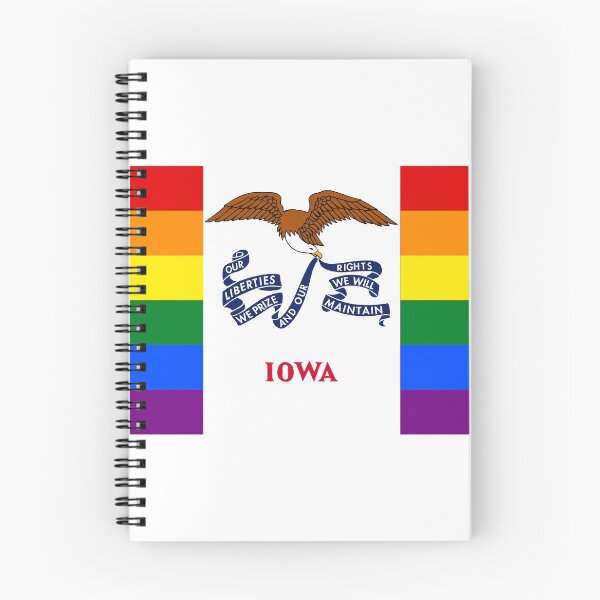 Item preview, Iowa Ohio LGBT Gay Pride Rainbow Flag designed and sold by Martstore.