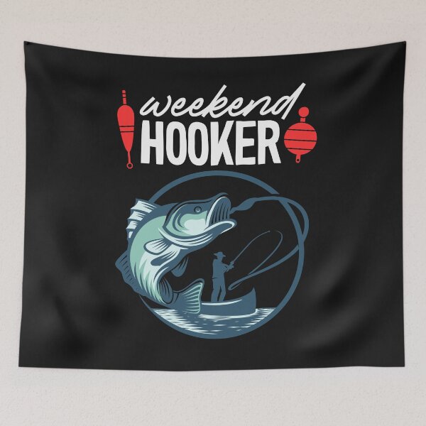 Item preview, Weekend Hooker Man Fishing from Boat designed and sold by AlienOccupation.