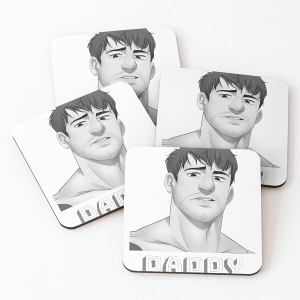 Item preview, Pedro pascal X Tom Hardy Daddy Manga Style designed and sold by ecdato.