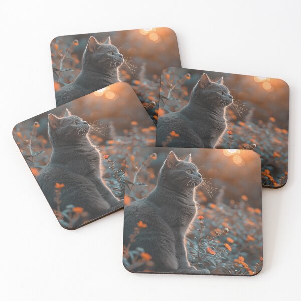 Item preview, Emerald Cat in the Garden: A Playful Moment of Serene Beauty designed and sold by Shirtastically.