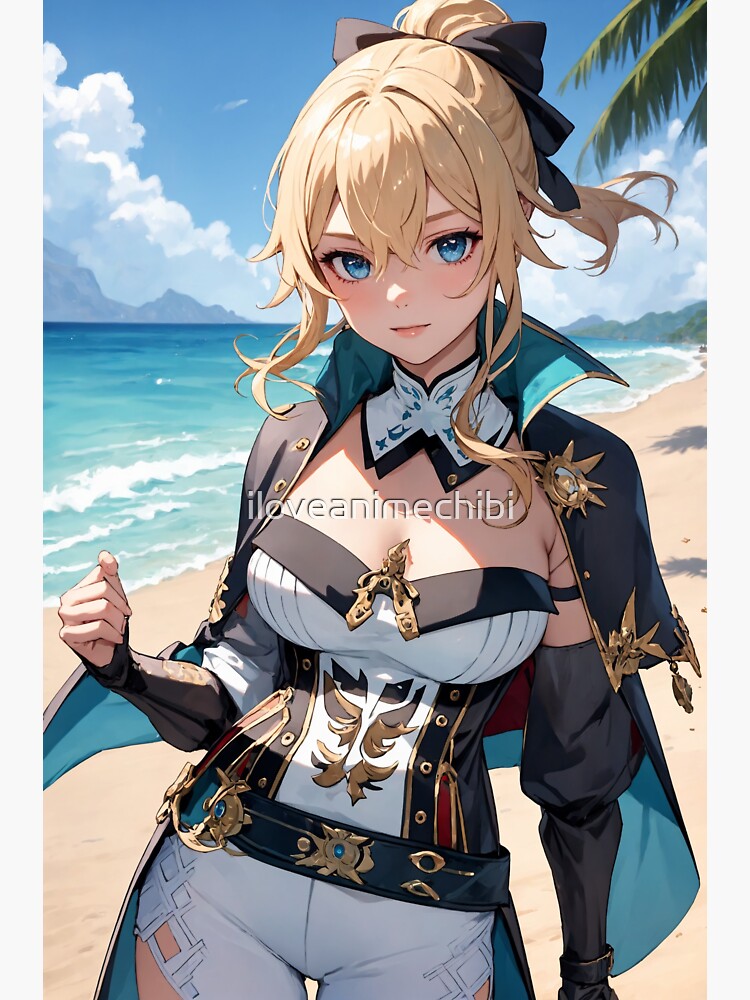 Jean Gunnhildr #2 Genshin Impact Fanart Sticker