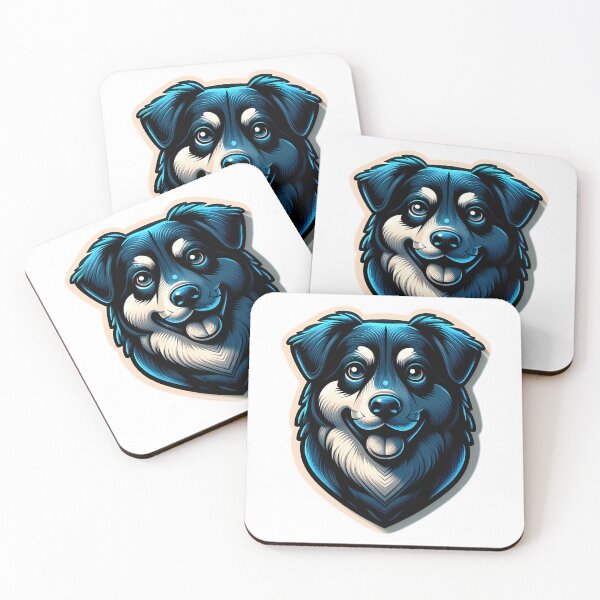 Item preview, Goose the black and blue dog Sticker designed and sold by NCNGDESIGN.