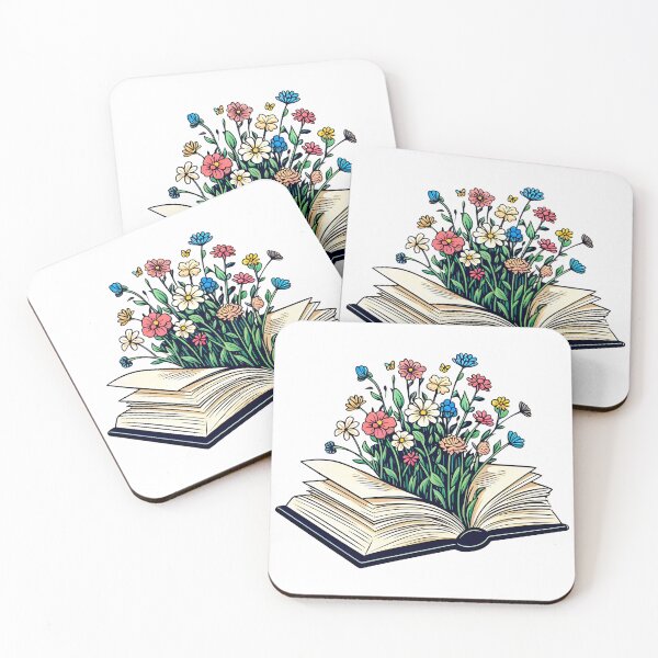 Artikelvorschau, Frühlingsblumen Blumenbuchliebhaber-Design entworfen und verkauft von SideKickCreates.