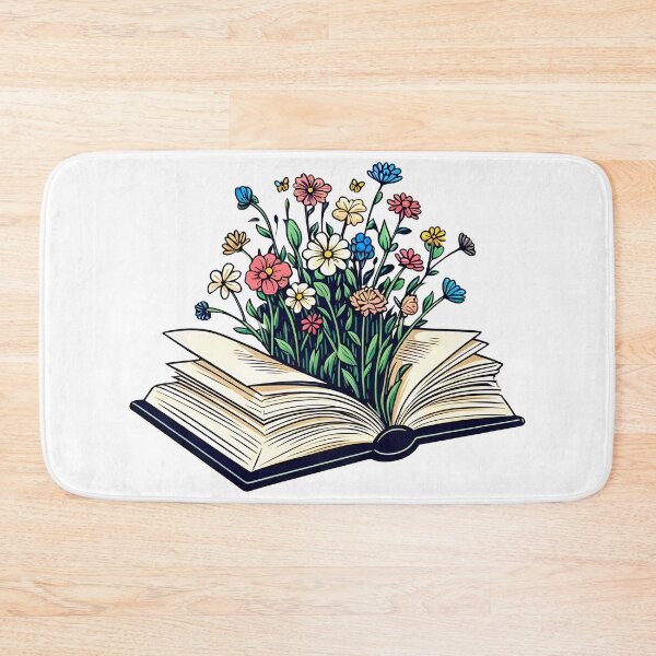 Item preview, Spring Flowers Floral Book Lover Design designed and sold by SideKickCreates.
